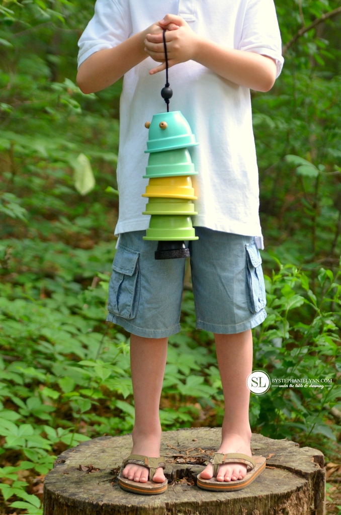 Clay Pot Windchime Craft