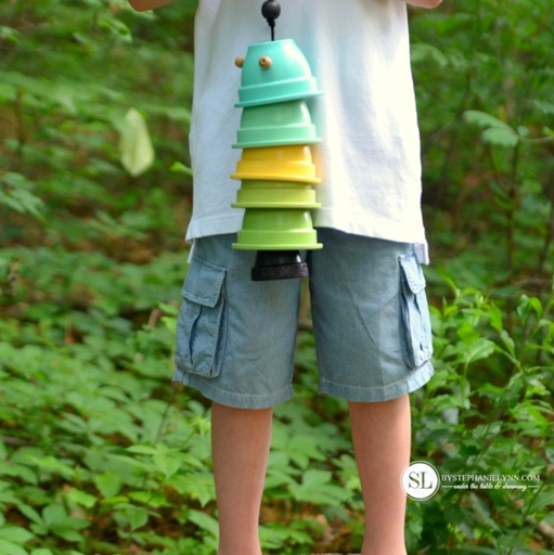 Clay Pot Windchime Craft