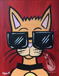 Cool Cat Kids Painting