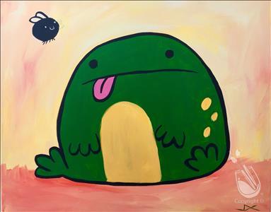 Silly Frog Painting