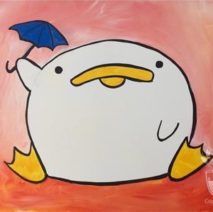 Silly Duck Painting