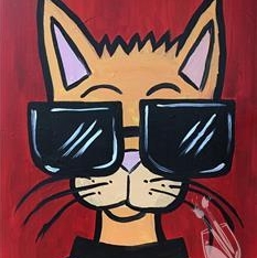 Cool Cat Kids Painting