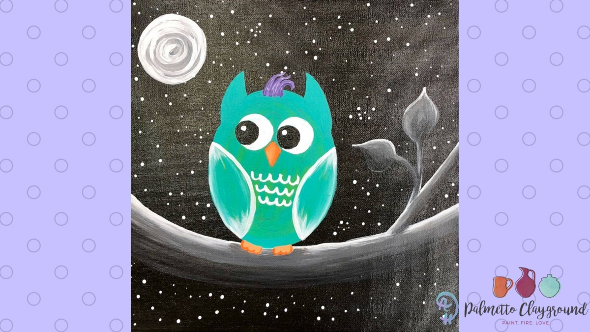 Kids Night Out- Owl Canvas