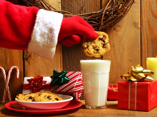 Cookies with Santa